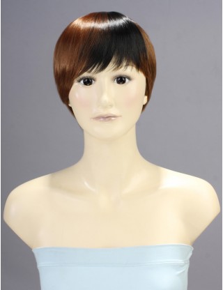 Wigs2you 劉海片 日本正品 直髪片 混色 甜美 時尚迷人斜劉海接髪片W-8105-BMA